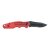 4K5 Tools, TK100, Messer, Klappmesser, inkl. Holster, rot, schwarz
