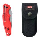 4K5 Tools, TK104, Messer, Klappmesser mit Holster rot