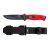 4K5 Tools, TK 200, Messer, Arbeitsmesser, inkl. Holster, rot, schwarz