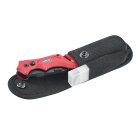 4K5 Tools, TK300, Klappmesser, Teppichmesser, Trapezklinge, inkl.Holster, rot