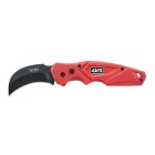 4K5 Tools, TK101, Messer, Klappmesser mit geschwungener Klinge inkl.Holster, rot