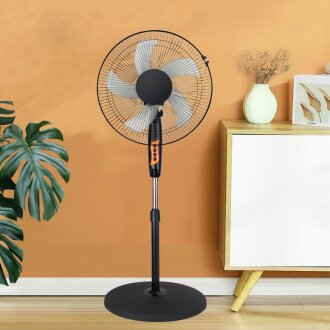 Standventilator Ventilator 100-120 x 40 cm NEU 3 Stufen oszillierend 40W schwarz