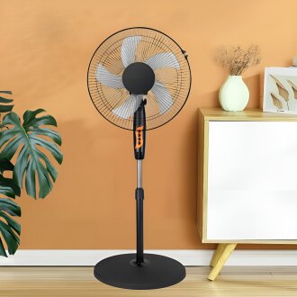 Standventilator Ventilator 43 cm NEU 3 Stufen oszillierend 40W schwarz