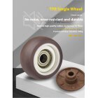 Möbelrollen Transportrollen Lenkrollen, 4er-Set, Ø 50mm, Kugellager, geräuschlos, robust