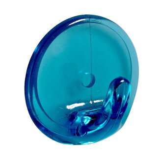 Klebehaken Ø 36mm blau 2 Stück