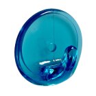 Klebehaken Ø 36mm blau 2 Stück