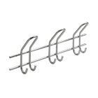 HETTICH Garderobenleiste 3 Haken, silberfarben, 430 x 165...
