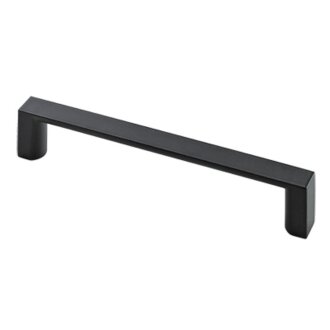 Hettich Möbelgriff, Zinkdruckguss, schwarz, BA 128 mm