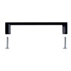Hettich Möbelgriff, Zinkdruckguss, schwarz, BA 128 mm