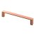 HETTICH Möbelgriff, BA128mm, Zinkdruckguss, Kupfer-Optik, 137,5 x 12 x 26,5mm