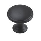 Möbelknopf Zindruckguss schwarz D32mm