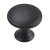 Hettich Möbelknopf, Ø 32 x 29 mm, Zinkdruckguss, schwarz