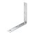 Hettich Stuhlwinkel, 150 x 150 x 25mm, verzinkt