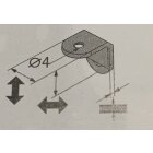 Kunststoffwinkel 24 x 24 x 15mm weiß