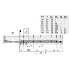 Hettich Rollschubführung Teilauszug 350mm/12kg weiß