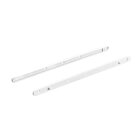 HETTICH Führungsschiene 356mm Kunststoff weiß