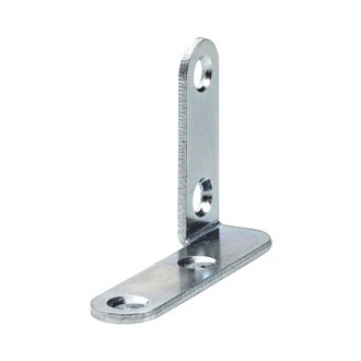 HETTICH Winkelblech rechts, 10 x 40 x 30 x 1,5mm, Stahl verzinkt, 25 Stück