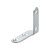 HETTICH Winkelblech links, 15 x 40 x 30 x 1,5 mm, Stahl, verzinkt