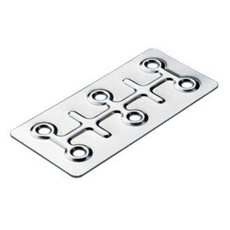 HETTICH Verbindungsblech, 86 x 40 mm, verzinkt, 20 Stück