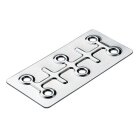 HETTICH Verbindungsblech, 86 x 40 mm, verzinkt, 20...
