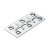HETTICH Verbindungsblech, 86 x 40mm, verzinkt, 20 Stück