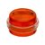 Selbstklebender Türstopper, Ø 34/38 x 21 mm, Kunststoff, orange