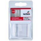 HETTICH Selbstklebender Türstopper, 16 x 45 x 37 mm, transparent