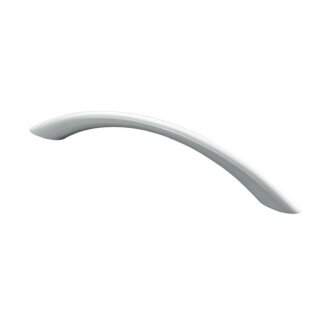 HETTICH Möbelgriff BA128, Kunststoff, weiß, 6 Stück