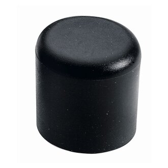 HETTICH Fußkappe, Ø 22mm, schwarz, 4 Stück
