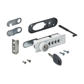 Möbelfuß-Set D60mm Alu-Optik