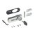 HETTICH Zahlenschloss mit Riegel links, verchromt, 24 x 86,8 mm