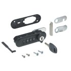 HETTICH Zahlenschloss mit Riegel links, Kunststoff,...