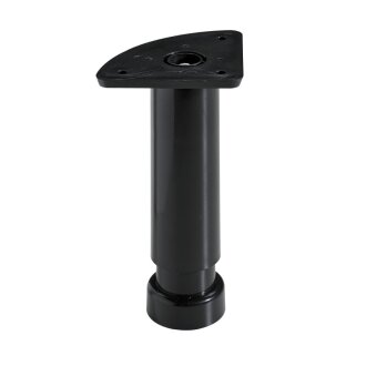 HETTICH Sockelfuß, Ø32 x 130-180mm, Kunststoff, schwarz