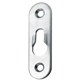 Hettich Universalaufhänger für Linsenkopfschrauben, 62 x 19 x 2 mm, Stahl verzinkt, 50 Stück