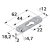 HETTICH Universalaufhänger für Linsenkopfschrauben, 62 x 19 x 2mm, Stahl verzinkt, 50 Stück