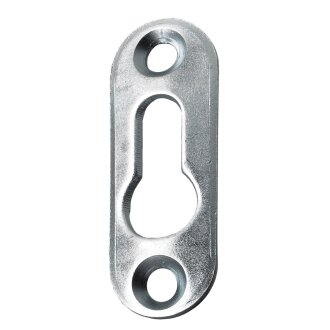 HETTICH Universalaufhänger für Linsenkopfschrauben, 42 x 15 x 2mm, Stahl verzinkt, 50 Stück