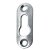 HETTICH Universalaufhänger für Linsenkopfschrauben, 42 x 15 x 2mm, Stahl verzinkt, 50 Stück