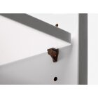 Hettich Safety Bodenträger, 5 mm, Stahl, Kunststoff, braun, 100 Stück