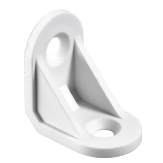 Hettich Kunststoffwinkel, 15 x 24 x 24 mm, Kunststoff, weiß, 100 Stück