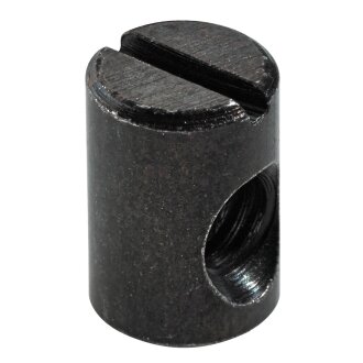 HETTICH Verbindungskloben für VB 9, M6 x 14mm, Stahl, schwarz, 100 Stück