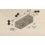 HETTICH Eckverbinder Block, 35 x 12 x 12mm, Kunststoff, weiß