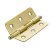 HETTICH Zierscharnier, 60 x 40 x 1mm, Stahl vermessingt, 20 Stück