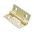 HETTICH Schmales Scharnier, 40 x 25 x 0,8mm, Stahl vermessingt, 20 Stück