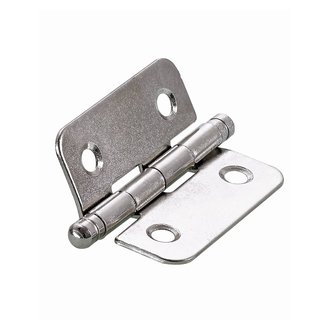 Zierscharnier 40 x 35mm vernickelt