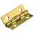 HETTICH Schmales Scharnier, 25 x 15mm, Stahl vermessingt, 20 Stück