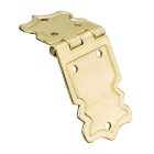 HETTICH Schatullenscharnier, 20 x 47 x 20mm, Stahl vermessingt, 20 Stück