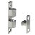 HETTICH Kugelschnäpper, Messing, vernickelt, 8 x 9 x 42mm